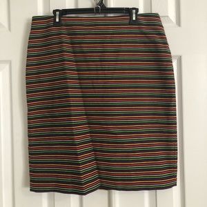 Multi colored pencil skirt by Talbots!